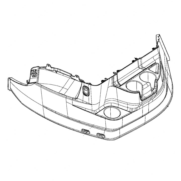 A22-75151-000 COVER-DASH,LWR,CNTR,RHD