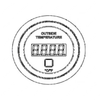 A22-75681-000 GAUGE,TEMP,AMBIENT,BLK,16FT