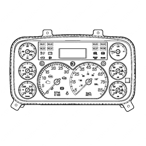 A22-75763-005 CLUSTER -ICU3S,US,TACH,TRANS,2AIR
