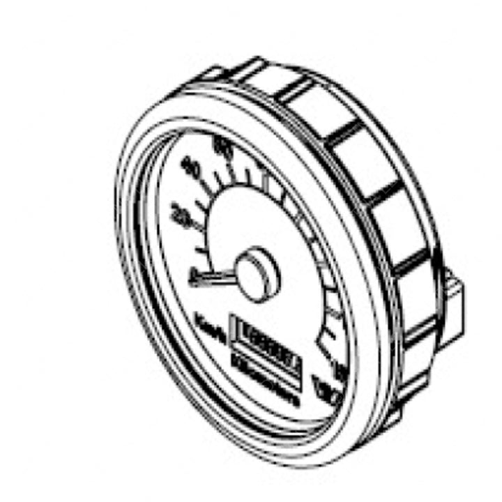 A22-76315-003 SPEEDOMETER, KPH/MPH, BRIGHT