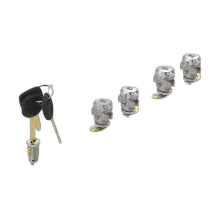 A22-76793-007 M2 4 DR LOCKSET-IGN/DR,3 KEYS