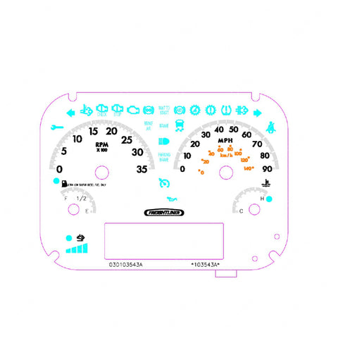 A22-77110-002 IP-4GAUGE,MPH,TACH,HYD,DIESEL