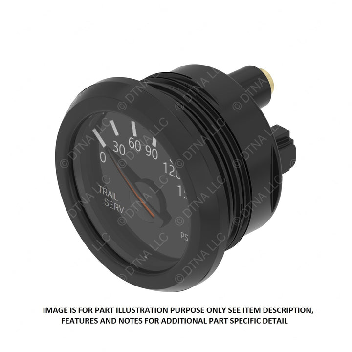 A22-78441-000 GAUGE-TRLR SERV,BLK,PSI