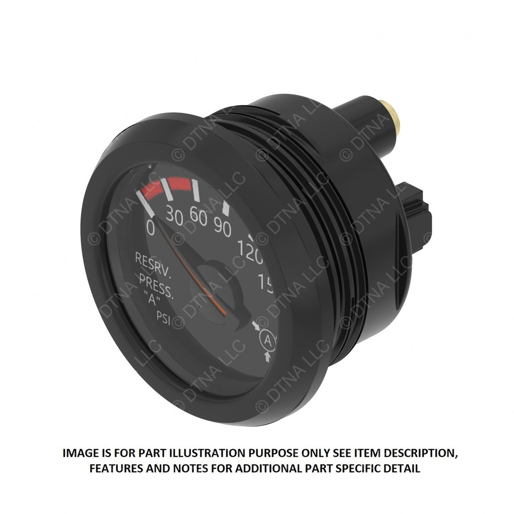 A22-78442-000 GAUGE-RES A PRESS,BLK,PSI