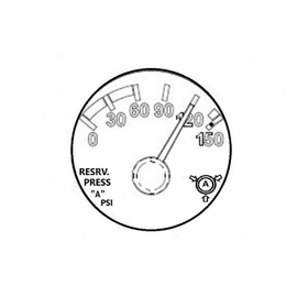 A22-78466-001 GAUGE-RES APRESS,GLD,PSI,ELE