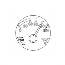 A22-78467-001 GAUGE-RES B PRES,GLD,PSI,ELE