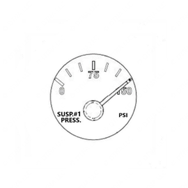 A22-78470-000 GAUGE,SUSP PRES1,BLK,PSI,ELE