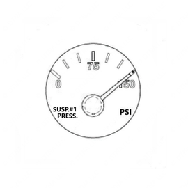 A22-78470-001 GAUGE,SUSP PRES1,GLD,PSI,ELE