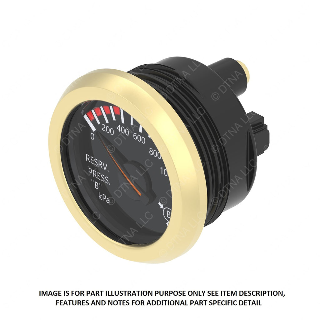 A22-78472-001 GAUGE-RES B PRESS,GLD,KPA