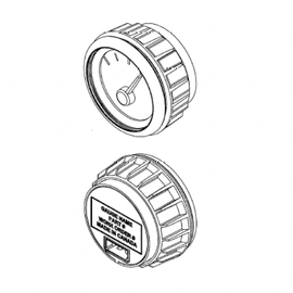 A22-78473-001 GAUGE-FUEL LEVEL,GOLD BEZEL