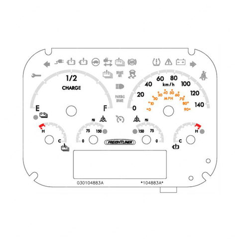 A22-79078-001 IP-6GAUGE,KPH,AIR,EV,NAFTA