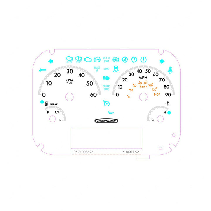 A22-79393-002 IP-4GAUGE,MPH,TACH,HYD,LPG