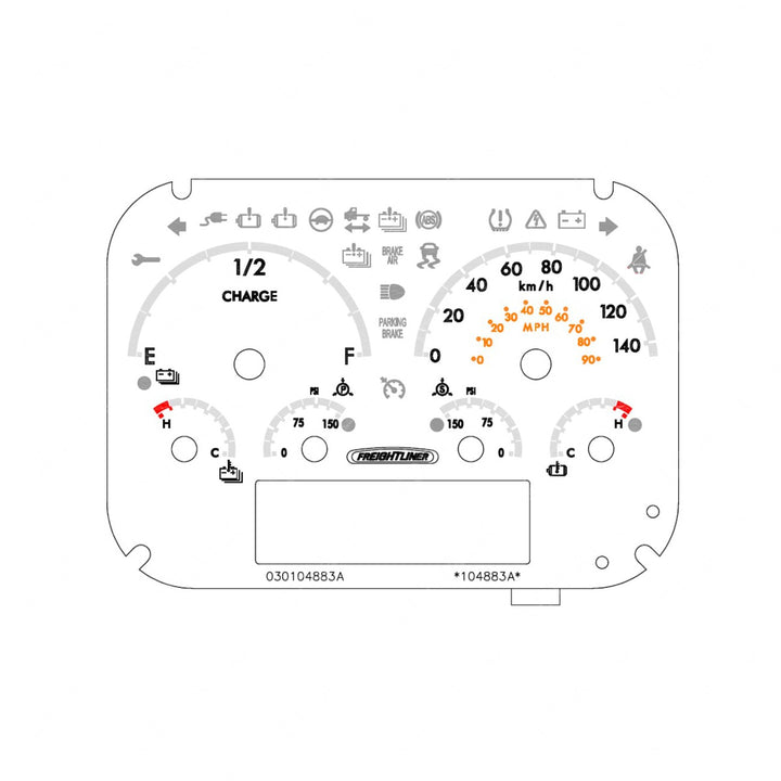 A22-79405-001 IP-6GAUGE,KPH,AIR,EV,NAFTA