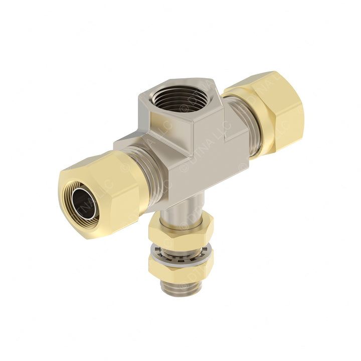 A23-13071-001 FITTING-TEE,FUEL,NTA,NPTF,ANCHOR
