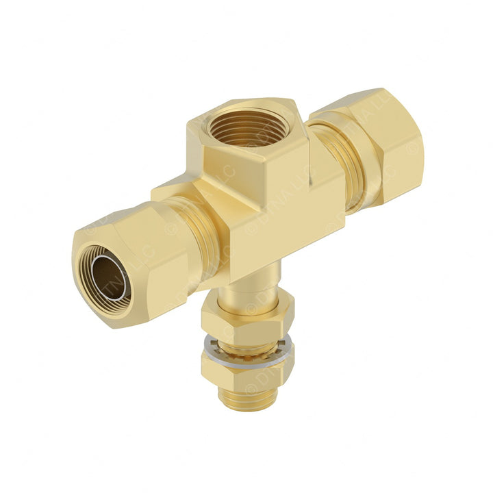 A23-13071-010 FITTING-TEE,FUEL NTA,NPTF,ANCHOR, 10 TUB
