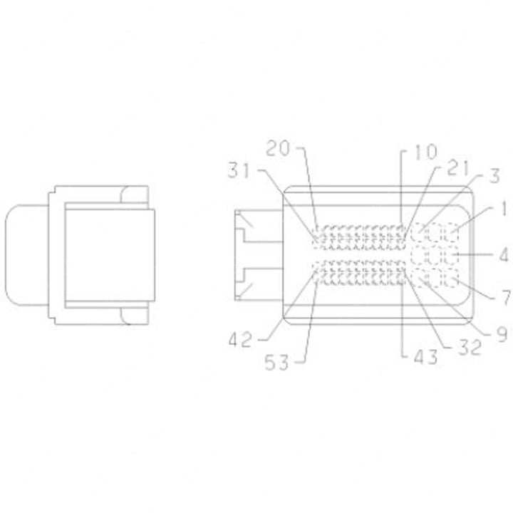 A23-13361-004 CONNECTOR-PLUG,ELECTRICAL-53CAV,KOSMX,23
