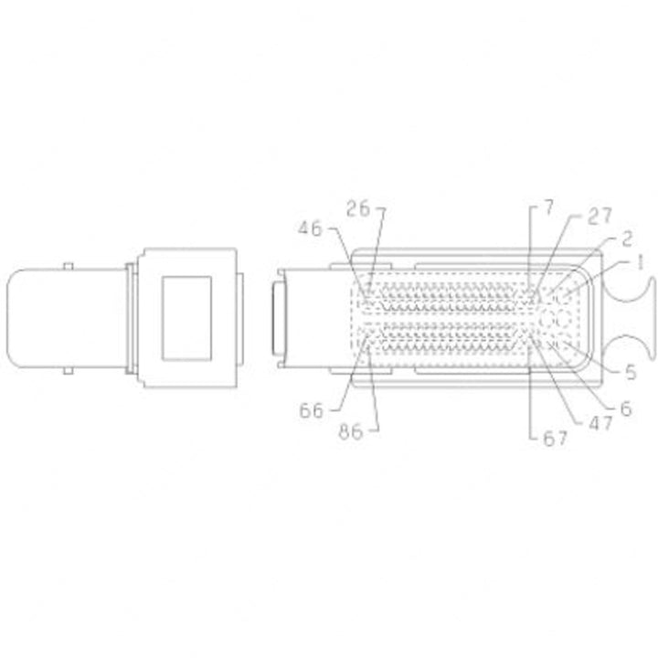 A23-13361-005 CONNECTOR-PLUG,ELECTRICAL-86CAV,KOSMX,23