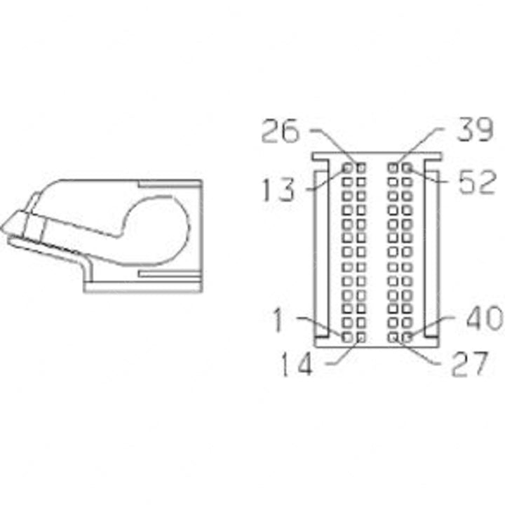 A23-13361-016 PLUG-52CAV,MQS,23-13304-312,BK