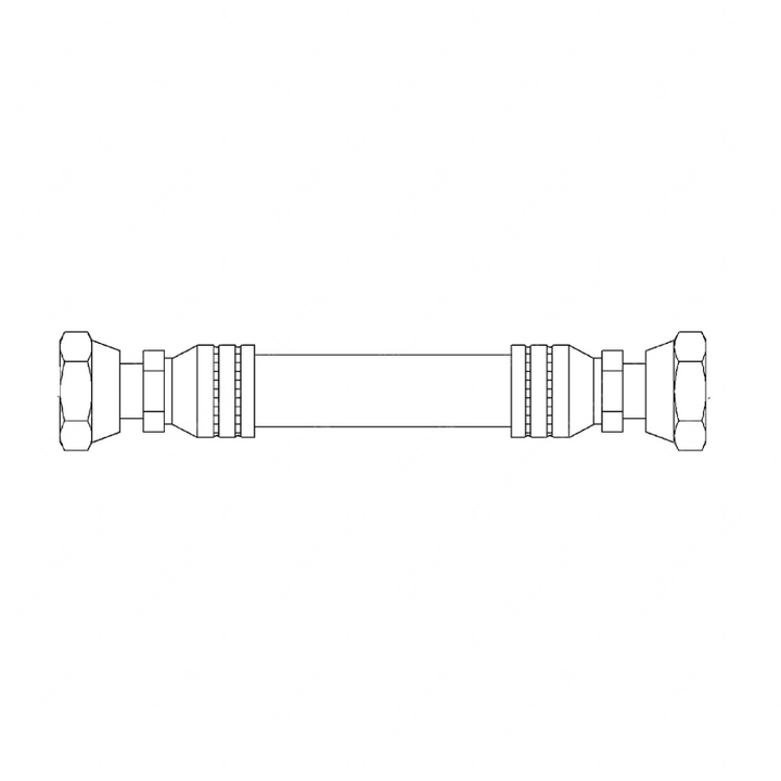 A23-13457-092 HOSE-WIRE BRAID,STEEL, 24,92 INCH