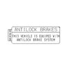 A24-00768-000 LABEL,ABS CAUTION