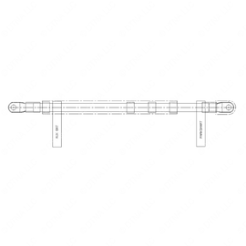 A66-04626-118 CABLE-POS,2/0,M/8XM/8,118"