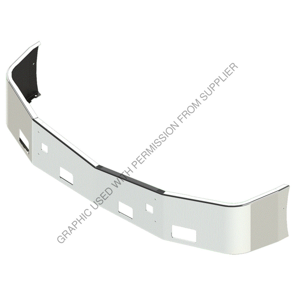 ABP N31 0HZ211016Y BUMPER PB 579,SQ FOGS,16",CHROME