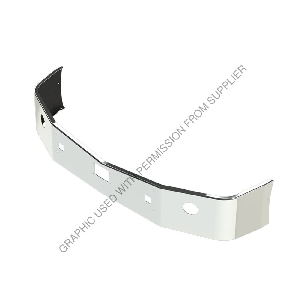 ABP N31 0HZ501016YV4 BUMPER PB 579,FOG,TOW,RADAR,CHROME
