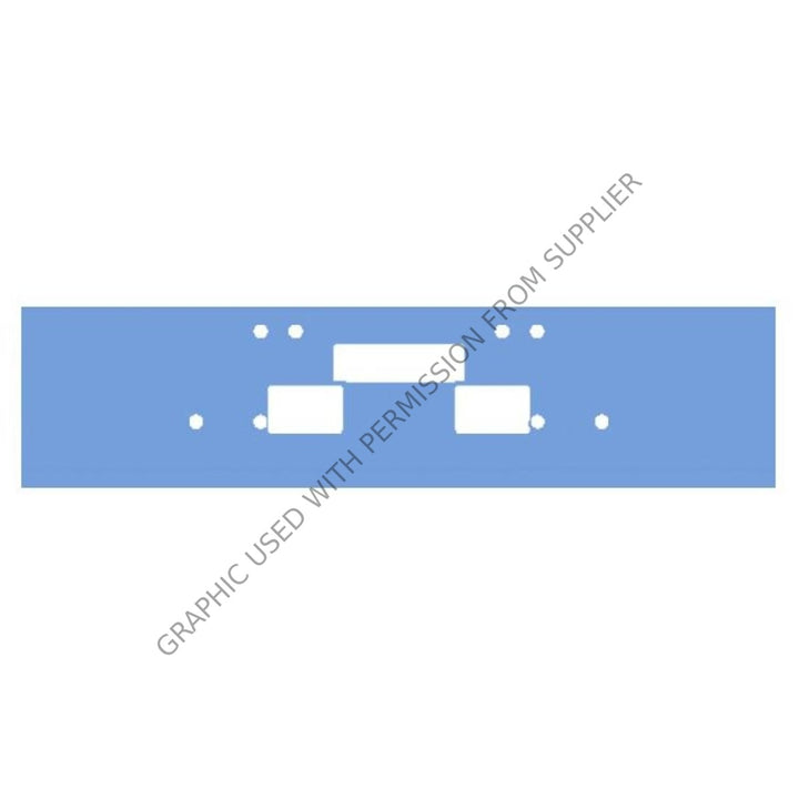 ABP N31 7CH201096 BUMPER FLD120 -8 MOUNT HOLE 6IN BRKBK