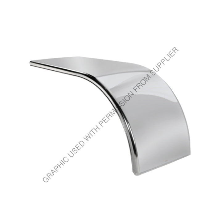 ABP N31 NF1060SSNR SS 16G SMOOTH HALF TANDEM FENDERS PAIR