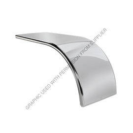 ABP N31 NF1066SSNR SS 16G SMOOTH HALF TANDEM FENDERS PAIR