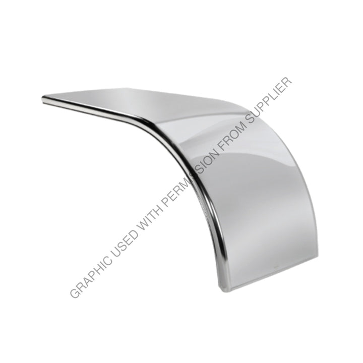 ABP N31 NF1066SSNR SS 16G SMOOTH HALF TANDEM FENDERS PAIR