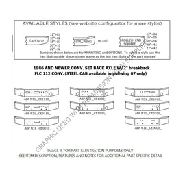 ABP N31 WCE022823 BUMPER CUSTOM 18'' BX CUSTOM MNTING