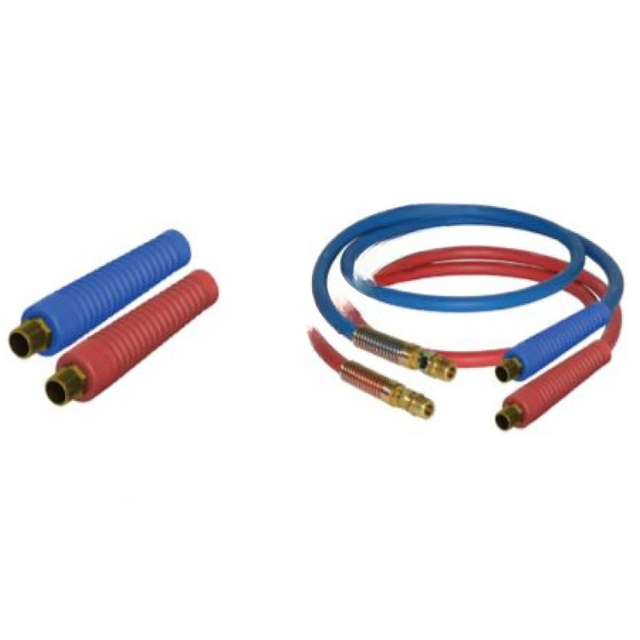 ABP N42AJH15RT JUMPER HOSE - 15FT RED HOSE W/SPRING AND