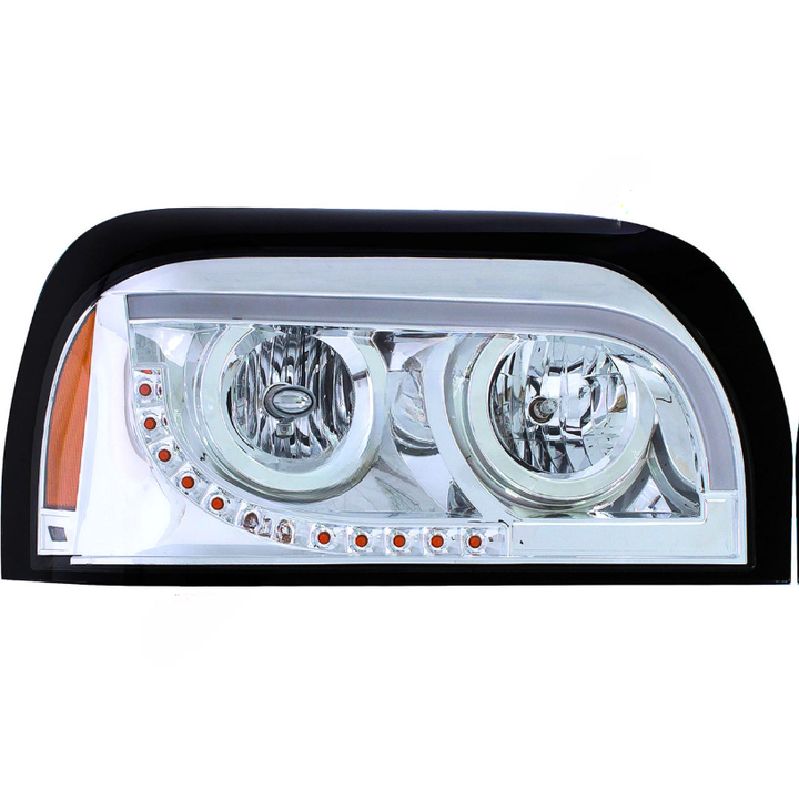 ABP N60B 71090R HEADLAMP-CEN 97-01 CHRM, LED TURN SIG RH