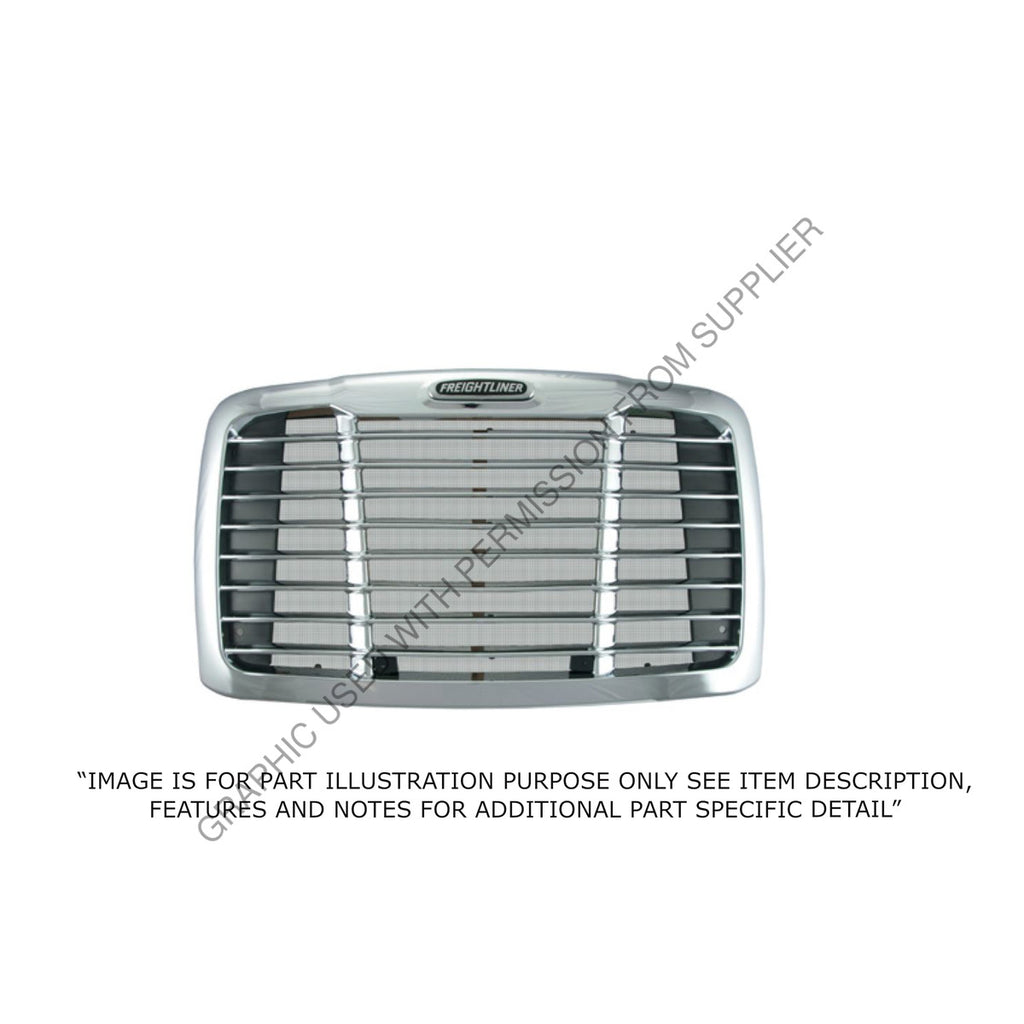 ABP N795 91020 BLK GRILLE,BLACK COLUMBIAW/BUGSCREEN & LOGO