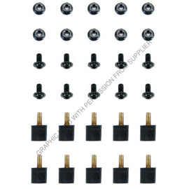 ABP N795 91120H GRILLE HW KIT, VOLVO,VNL ALL,CH,96-03