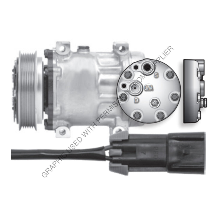 ABP N83 304319Q COMPRESSOR - INTERNATIONAL POLY 6