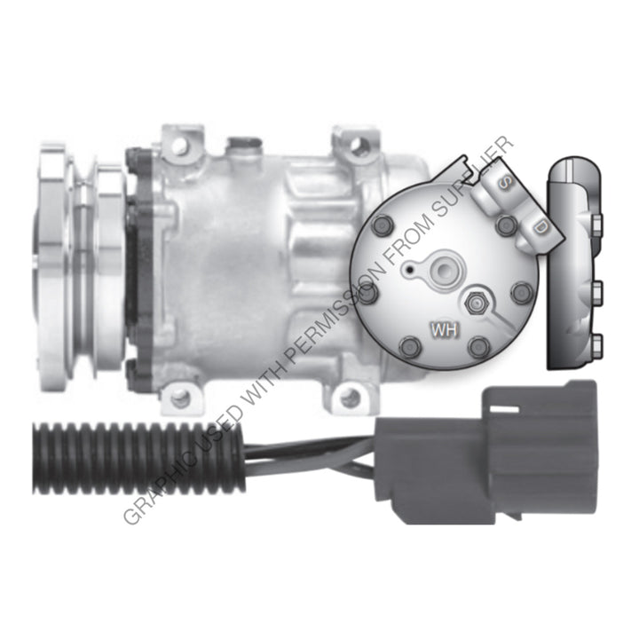 ABP N83 304464 COMPRESSOR SD7H15 WH 169MM A1 12V DIRECT