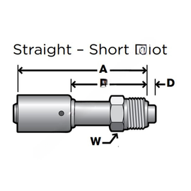 ABP N83 311416 A/C FITTING