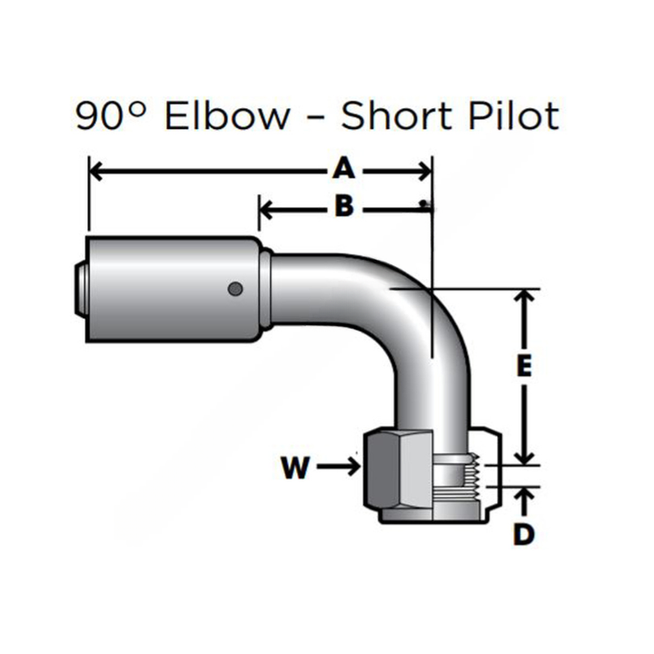ABP N83 311478 A/C FITTING 90 DEG