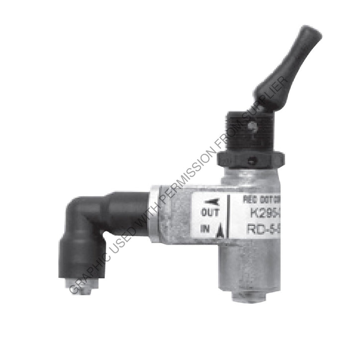 ABP N83 322090 SWITCH-AIR,1/4IN IN & OUT QUICK CONNECT