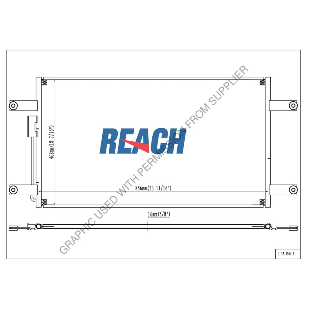 ABP N83 32 0964 CONDENSER COLUMBIA 10-11 PFLOW 33.69X18.