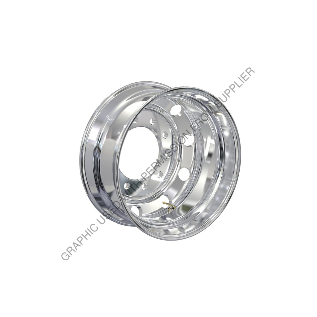 ACC 41730XPC POLISH ACCU-SHIELD WHEEL, 22.5X9.00