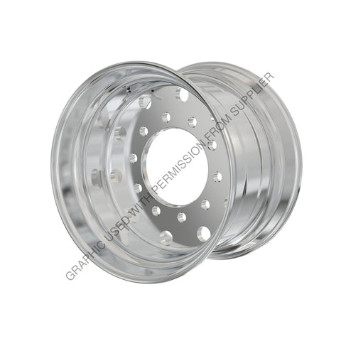 ACC 43140SP WHEEL, DUPLEX ACCU-LITE 22.5X14.00 10 HH
