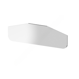 ACX 31400 PLATE-MUDFLAP,3X18 BTM PLATE,CHROME