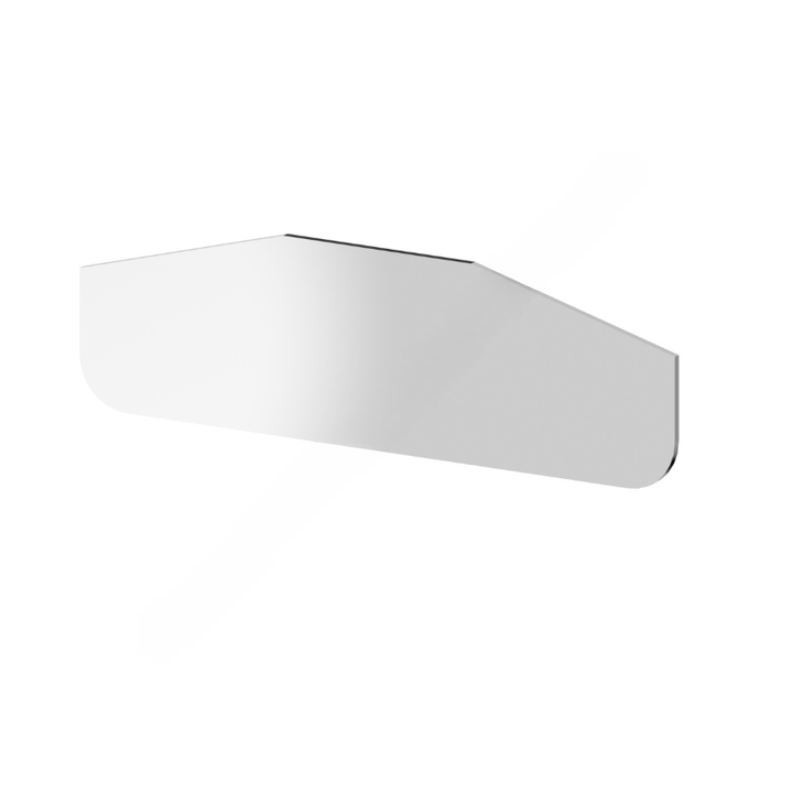 ACX 31400 PLATE-MUDFLAP,3X18 BTM PLATE,CHROME