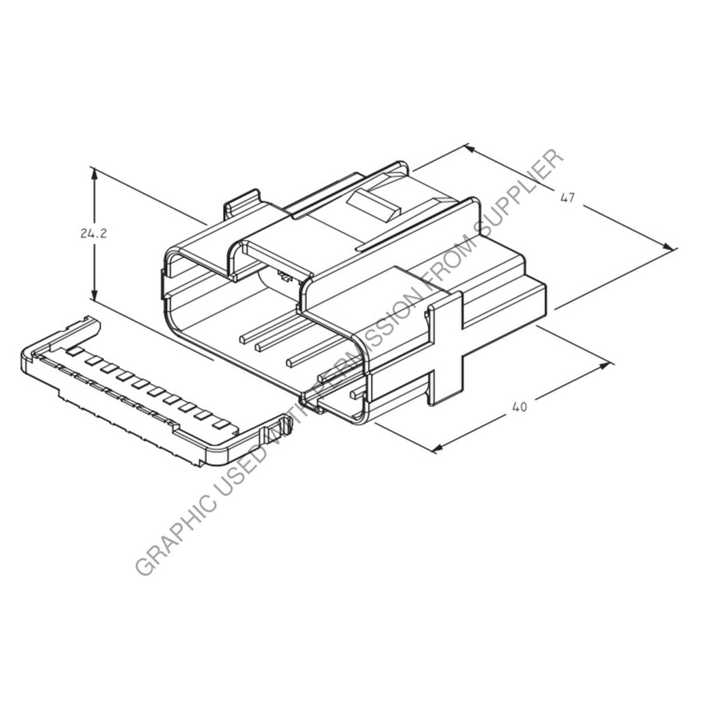 AFL E3143 001 RCPT-20CAV,YMXD,AFLE 3143 001