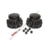 ALU 087300DT REAR MATTE BLACK ABS PLASTIC CLASSIC HUB