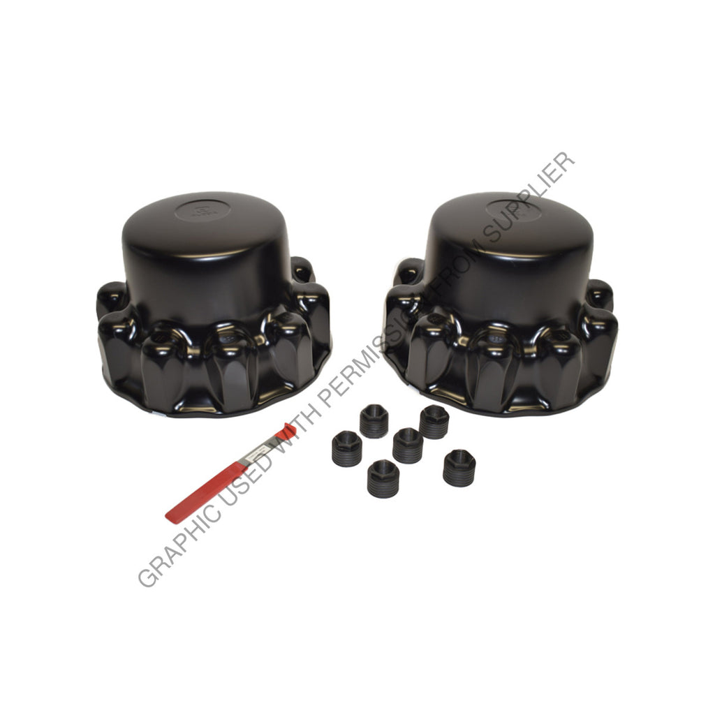 ALU 087300DT REAR MATTE BLACK ABS PLASTIC CLASSIC HUB