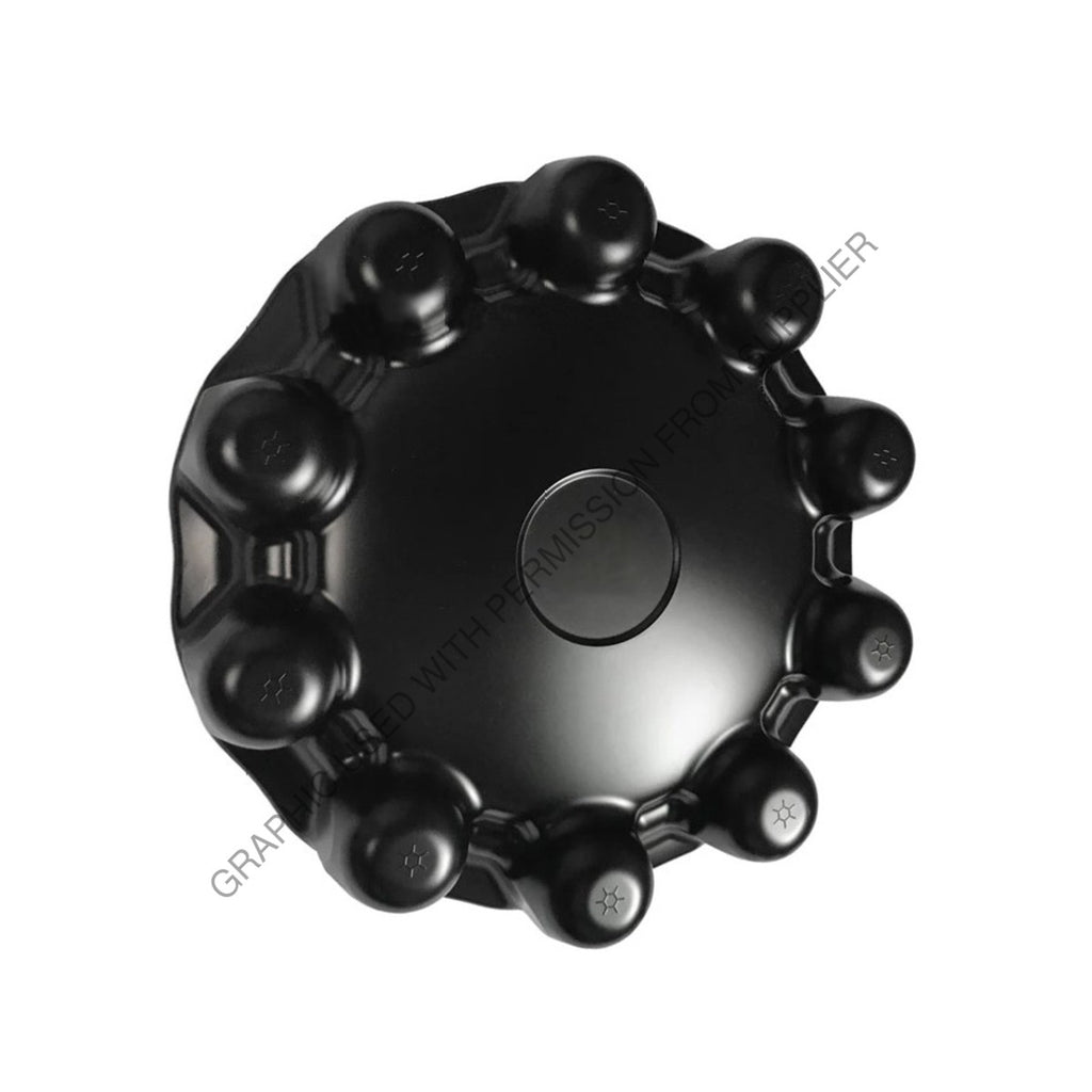 ALU 088100EA BLK HUB COVER SYSTEM W/RETENTION NUTS